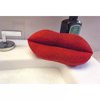 大大的吻沐浴棉 Just Kiss bath sponge紅
