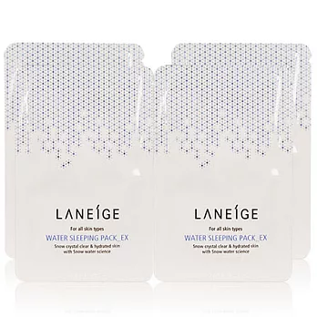 LANEIGE 蘭芝 睡美人香氛水凝膜-EX(4ml)x4