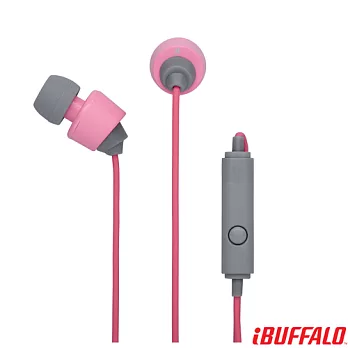 Buffalo 12系列 智慧型手機專用耳麥粉紅