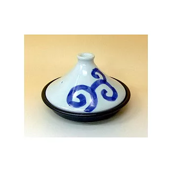 ＜有田燒＞塔吉鍋/健康無水鍋 (21cm)渦潮