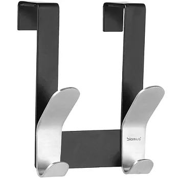 《BLOMUS》門板雙排掛勾(霧黑)