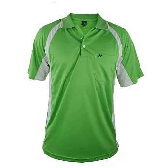 【遊遍天下】西崎系列男款抗UV吸濕排汗POLO衫NS003M綠