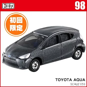 【TOMICA】多美小汽車NO.098 TOYOTA AQUA（初回限定）