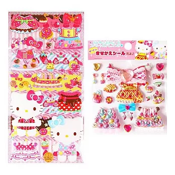 SANRIO HELLO KITTY換裝遊戲貼紙