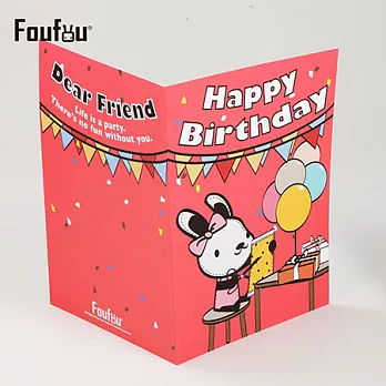 《Foufou》生日卡- Birthday Party