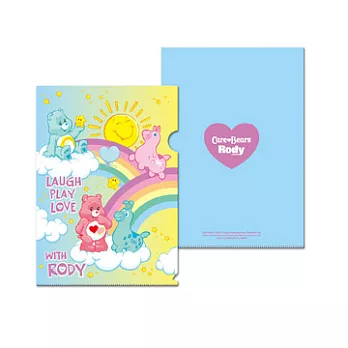 RODY x Care Bears L型文件夾(彩虹-藍款)