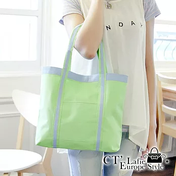 【CT Lafie】粉彩生活 休閒便利手提袋(綠色)