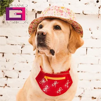 【可愛蝴蝶結】施華洛世奇水鑽寵物領巾收納袋-【Ｌ】