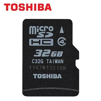 TOSHIBA 東芝 32G microSDHC CL4 記憶卡