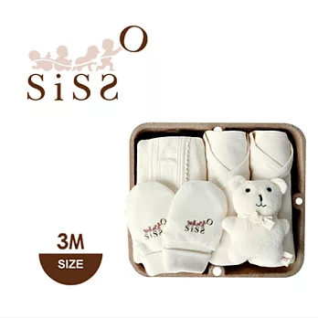 【SISSO有機棉】有機寶寶安心五件組 3M3M有機棉原色