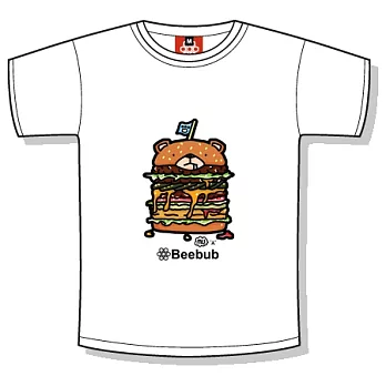 【Beebub】Mr.Bear-漢堡熊-S白