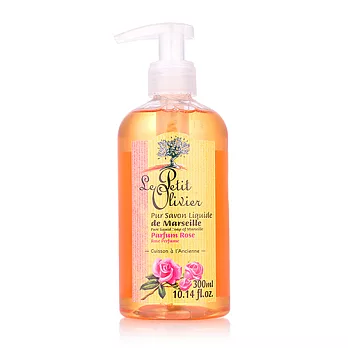Le Petit Olivier 小橄欖樹 玫瑰草本馬賽液體香皂300ml/瓶