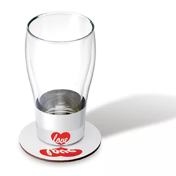 《PO:》玻璃倒影杯-Love