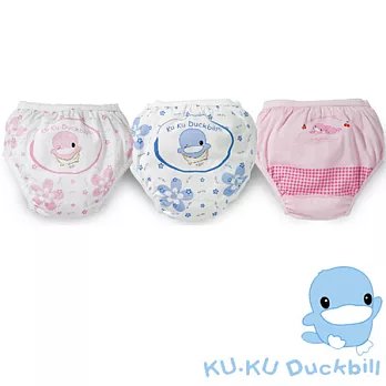 【KU.KU酷咕鴨】可愛女童內褲-3入(18m~9years)95三色隨機