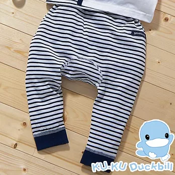 【KU.KU酷咕鴨】時尚條紋初生褲 ( 06/1A)70條紋