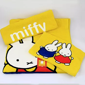 米飛兔Miffy浴巾毛巾組-3件
