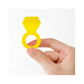『情人節送禮首選』 ERASER+ING 戒指橡皮擦 黃色