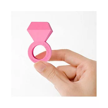 『情人節送禮首選』 ERASER+ING 戒指橡皮擦 粉紅色