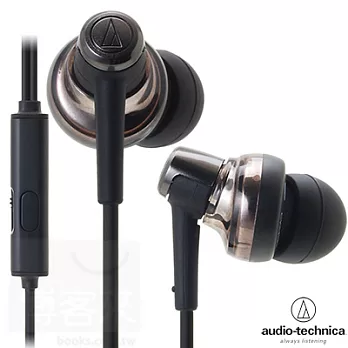 鐵三角 Audio-Technica ATH-CKM500iS 黑色 智慧型手機專用 耳道耳機