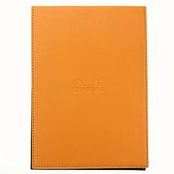 Rhodia 經典橘筆記本套(11.5x15.8cm)(附No.13(A6)方眼筆記本)