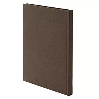 [MUJI 無印良品]棉麻硬質封面相本/4×6吋.2段.棕