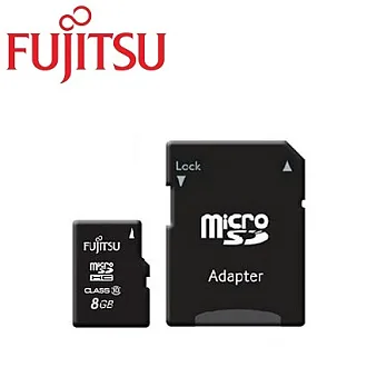 Fujitsu 富士通 microSD 8GB class10 高速記憶卡
