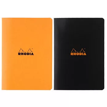 Rhodia 經典筆記本(黑/橘隨機出貨)(A4)(21x29.7cm)(方眼)