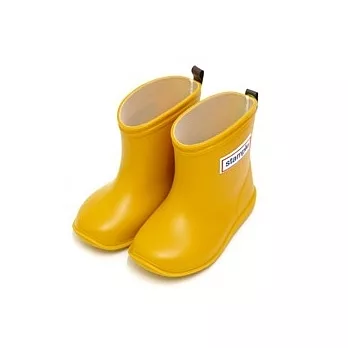 日本stample兒童雨鞋-布丁黃13布丁黃
