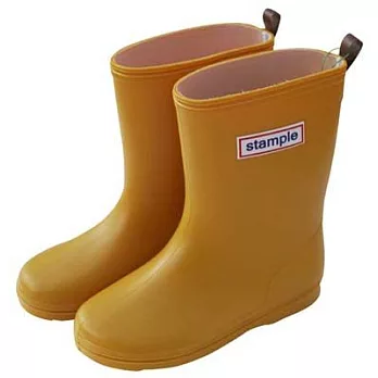 日本stample兒童雨鞋-布丁黃16布丁黃