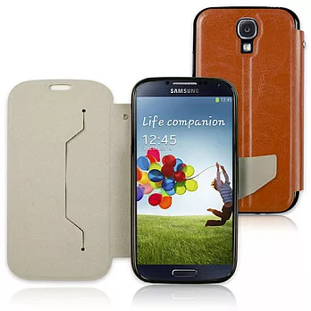 Samsung Galaxy S4 專用 P07 皮革手機套咖啡