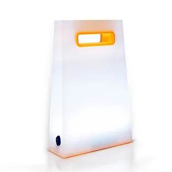 USB LED 提袋造型可充電式小夜燈橘色