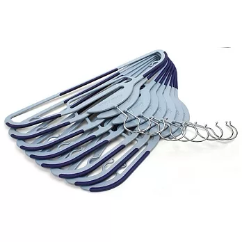 乾濕兩用防滑衣架10入