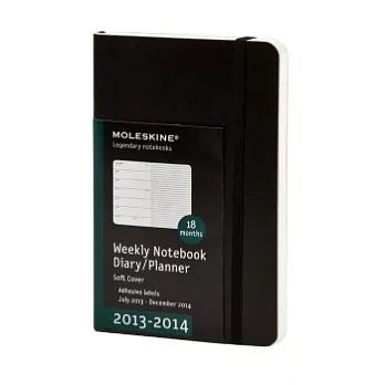 Moleskine 2013-2014_18個月週誌(軟封面口袋型)
