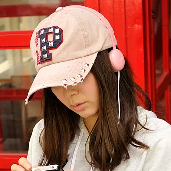 【Lady c.c.】視覺亮感重街頭棒球帽(米)