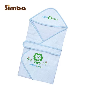 小獅王辛巴 元氣綿柔兩用包巾天空藍