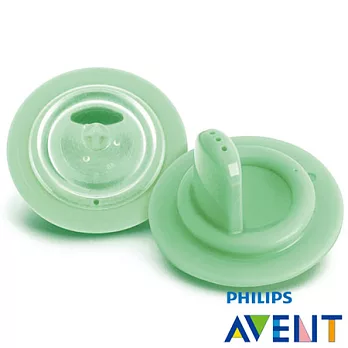 PHILIPS【AVENT新安怡】魔術防漏杯軟嘴吸嘴配件(綠色)(12m+)