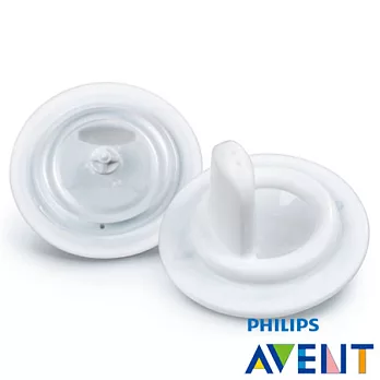 PHILIPS【AVENT新安怡】 魔術防漏杯軟嘴吸嘴配件(白色)(6m+)
