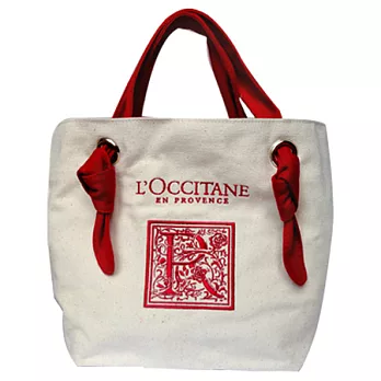 L’ OCCITANE 曙光玫瑰紅艷欲滴TOTE包