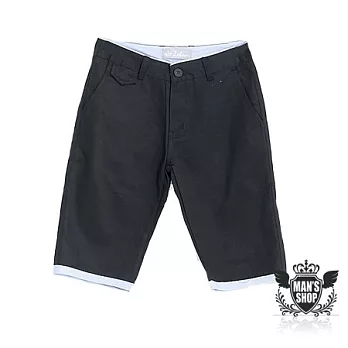 【男人幫 Man’s Shop】K0381＊【夏日繽紛涼爽透氣色褲】黑色 30腰