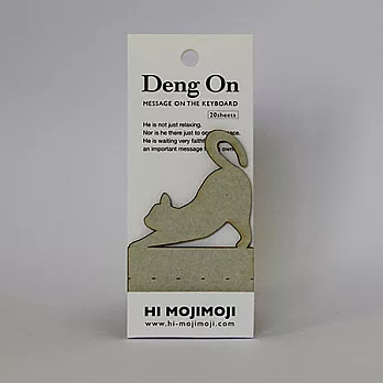 鍵盤專用 動物造型MEMO紙(小)-貓咪