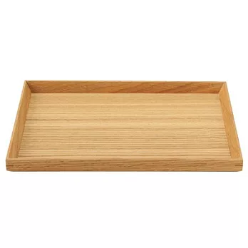 [MUJI 無印良品]木製方形托盤/27×19