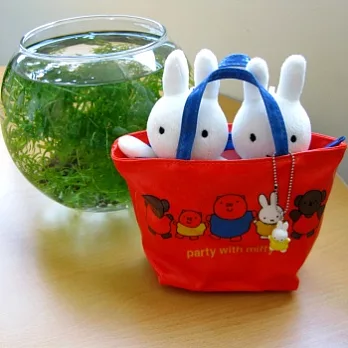 米飛miffy 提袋-橘藍水餃