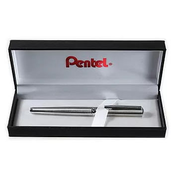 【Pentel】K600高級不鏽鋼鋼珠筆 時尚銀