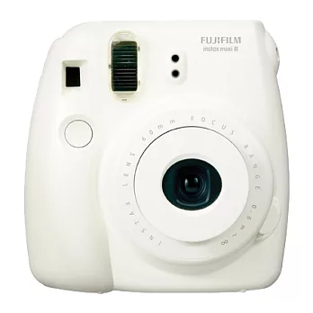 (平行輸入)FUJIFILM instax mini 8 拍立得相機-送近拍鏡+mini8 束口袋+相本/白色