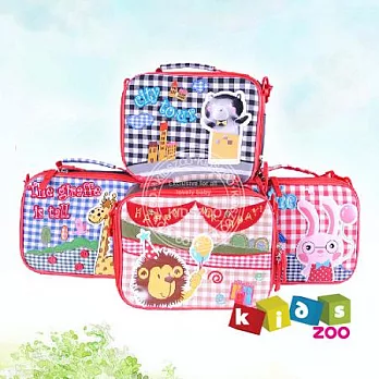 【kids zoo】卡通動物斜背包_四款可選兔子