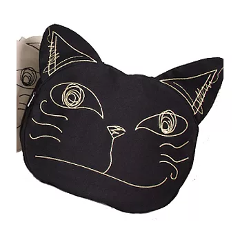 韓國製造貓咪造型肩背包-黑色