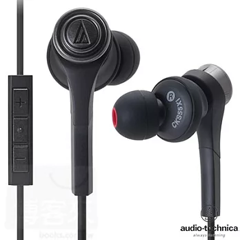 日本鐵三角 Audio-Technica ATH-CKS55Xi 黑色BK 重低音 iPod/iPhone/iPad專用耳機