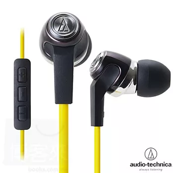 日本鐵三角 Audio-Technica ATH-CK323i 黃色YL iPod/iPhone/iPad專用耳機