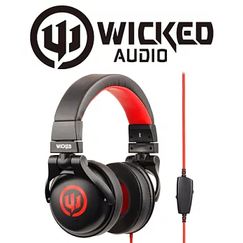 美國危客 WICKED AUDIO WI-8700 頭戴式耳機黑紅色