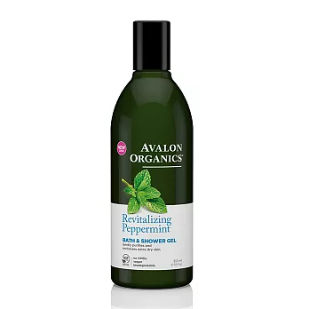 AVALON ORGANICS 薄荷精油舒暢沐浴乳355ml/12oz